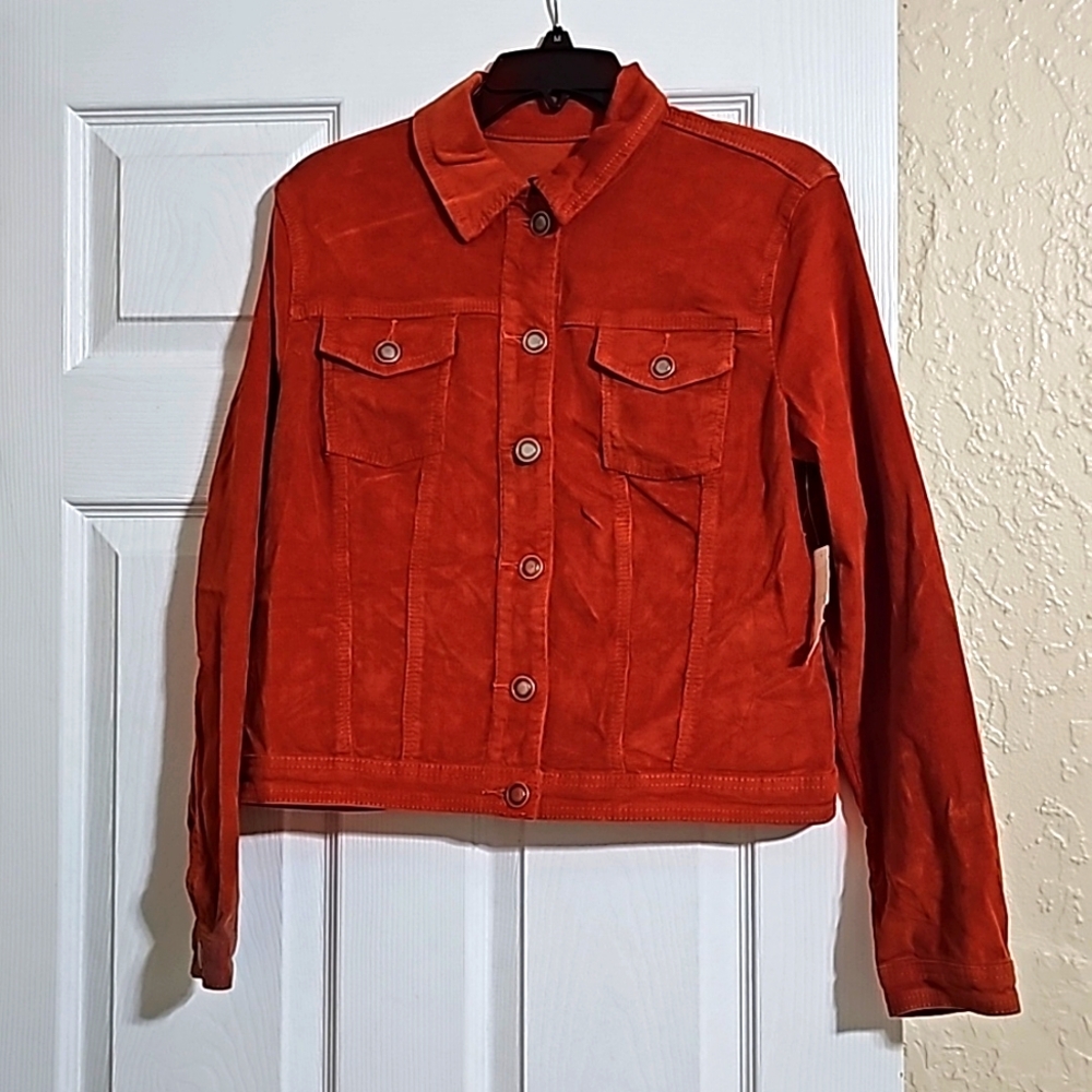 New Cutesy Corduroy Buttoned Jacket